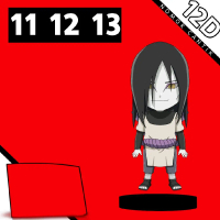 READY STOCK - NO CANTIK TESEL - BISA COD ISI 1PCS - Action Figure NARUTO - Edisi Orochimaru - Miniat