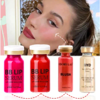 Korea 5ml BB Lip Serum BB Cream Glow Ampoule Starter Kit Brightening Moisturizing Lipstick Serum Kit Lip Gloss Pigment Skin Care