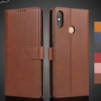 Fundas Xiaomi Max &amp; Max2 6.44" card holder cover case for Xiaomi Mi Max 2 3 leather phone case ultra thin wallet flip cover