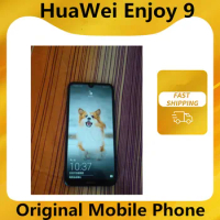International Firmware HuaWei Y7 Pro 2019 Enjoy 9 4G LTE Cell Phone 4GB RAM 128GB ROM Face ID 6.26" Screen Snapdragon 450 Unlock
