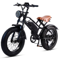 Fat Bike Electric 20-inch Fat Tire Snowmobile Mountain Off-road Electric Vehicle High-power Scooter Power-assisted Bicycle