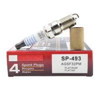 4PCS SP-493 AGSF32PM Platinum Spark Plug For Ford Mazda 3 5 CX-7 MX-5 Lincoln Miata SP-509 HJFS24FP AYFS22FM