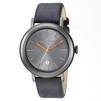 Ted Baker TED BAKER - Men's Watch - Gun Metal Stainless Case - Black Leather Strap - TE10031507
