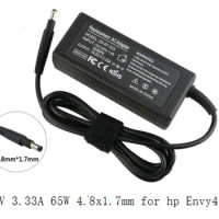 19.5V 3.33A 4.8x1.7mm 65W AC power adapter charger for HP Pavilion 14 Pavilion 15 laptop ENVY 4 6 Series
