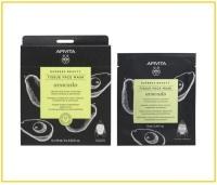 APIVITA 艾蜜塔牛油果凝潤煥膚面膜套裝 EXPRESS BEAUTY TISSUE FACE MASK WITH AVOCADO (MOISTURIZING & SOOTHING) 6X10ML