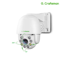 5.0MP POE Mini IP Camera 5X PTZ Dome Outdoor SONY 2.7-13.5mm Optical Zoom Hikvision compatible Dual Light Source CCTV Security