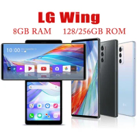 LG Wing F100N/F100VM/F100TM Single/Dual Sim Android 6.8" 8GB ROM 128/256GB RAM Rear Camera Unlocked Original Cell Phone NFC