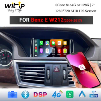 Wit-Up For Benz E W212 A212 S212 2009-2017 7" Touchscreen Android 13 Radio Aftermaket GPS Navi CarPlay Autoradio Car Stereo