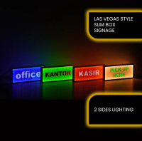 Fancy Lampu Tanda Office Kantor Kasir Pick Up Signage Kasir Office Pick Up Exit Welcome Neon Box Min