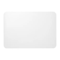 PLÖJA 桌墊, 白色/透明, 65x45 公分
