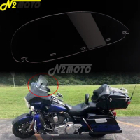 Motorcycle Clear 10" Windshield Wind Screen Batwing Fairing Front Fairing Deflector for Harley Sportster XL1200 883 Softail Dyna