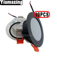 Wholesale 10pcs 220V LED Downlight Dimmable Dimmer 5W 7W 9W 12W 15W 18W 24W 30W Recessed Foyer Indoor Spot Light Ceiling Lamp