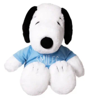 MINISO Animation Peripheral Snoopy Sitting Plush Doll Birthday Party Series Pillow Ornament Christmas Gift Children's Toy Gift