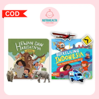 Tentang Anak - Activity Busy Book | Hewan & Transportasi | Quiet Book | Velcro Busy Book | Buku Anak