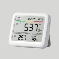 【SwitchBot】Meter Pro CO2 溫溼度感測器(溫濕度/桌上時鐘/環境感測/二氧化碳感測/空氣偵測)
