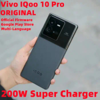 DHL Fast Delivery Vivo Iqoo 10 Pro Smartphone 200W Super Charge E5 Display 3200X1440 Face ID 120HZ 50.0MP Camera Snapdragon 8+