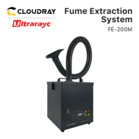 Ultrarayc Solder Fume Extractor Filter for Laser Cutter Welding Marking Machine Fume Extraction System FE-200M Smoke Absorber
