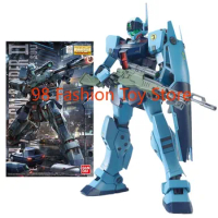 Bandai Figure Gundam Model Kit Anime Figures MG GM Sniper 2 Mobile Suit Gunpla Action Figure Toys For Boys Children's Gifts