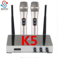 Handheld Wireless Karaoke Microphone Karaoke player Home Karaoke Echo Mixer System Digital Sound Audio Mixer Singing Machine K5