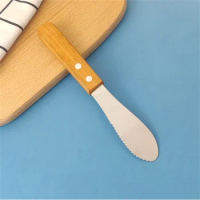 Cream Scraper Polished 420 Stainless Steel Modern Minimalist Kitchen Tools Cheese Knife Smoothing Cream Butter Knife