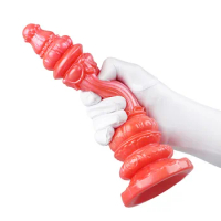Soft Colorful Posterior Alien Chess Queen Anal Plug Masturbators Expanding Liquid Silicone Color Mixing Phallus Adult Sex Toys