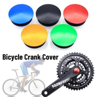 2pcs Dust-Proof One Hollow MTB Foldable Bike Crank Cap Disc Cover Crankset Plug Screw Bicycle Teeth Plate