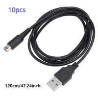 10pcs DSi USB Charger Cable Charging Data SYNC Cord for Nintendo DSi NDSI 3DS 2DS XL/LL New 3DSXL/3DSLL 2dsxl 2dsll 1.2m Cord