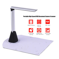 Portable High Speed USB Book Image Document Camera Scanner 5 Mega-pixel HD High-Definition Max. A4 Scanning Size with OCR