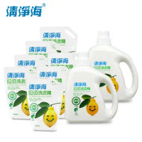 清淨海 檸檬系列環保洗衣精1800g*2瓶+補充包1500g*7包(超值組)