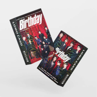 Bộ thẻ lomo sinh nhật ATEEZ 92 miếng - Ashes to Light World Tour \IN YOUR FANTASY\" sticker photocar
