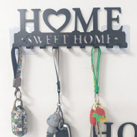 1 cái treo kính nhà kính vào trang trí Key holder, Key công cụ, sáng tạo Key Holder cho cửa trước