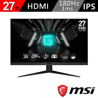 MSI 微星 G2712F FHD平面電競螢幕(IPS/180Hz/1ms/Adaptive-Sync)
