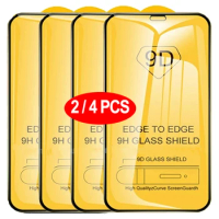 2/4PCS 9D Tempered Glass For Huawei Mate 10 20 P30 Lite Screen Protector Huawei P20 Pro P Smart Z Y7 Y9 Prime 2019 Y5 Y6 2018