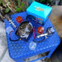 Stop Stoplamp Belakang C70 LED set Reteng Bulat Palu Kotak Palu tripel mika Lampu Stop C70 LED set h
