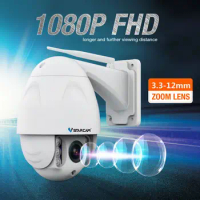 VStarcam Wireless PTZ Speed Dome IP Camera Outdoor 1080P HD 4X Zoom Security Video Network Surveillance Security IP Camera Wifi