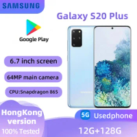 Samsung Galaxy S20+ S20 Plus 5G G9860 Dual Sim 12GB RAM 128GB ROM 6.7inch Snapdragon NFC used phone