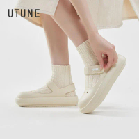 Dép Mary Jane, dành cho nữ, UTUNE, đế EVA dày, đóng Velcro