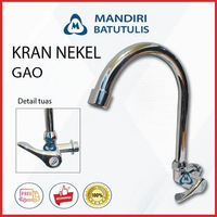 Kran Angsa Stainless - Kran Cuci Piring - Kran Leher Angsa Besi Murah baling