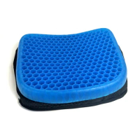 Non-slip Soft Outdoor Fishing Chair Seat Cushion comfortable Massage Pad Fishing Boat Seat Pad Gel Cushion with black cover bag