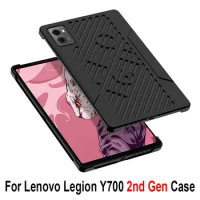 Soft Tablet Case TPU Shockproof Back Cover Heat Dissipation TB-320FC Protective Shell for Lenovo Legion Y700 2nd Gen 2023