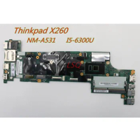 For Lenovo Thinkpad X260 CPU I5-6300U Laptop Integrated Motherboard 01YT041 01EN197 00UP194 01HX031 01YT042 00UP195 01HX032