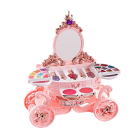 colorland兒童化妝盒 南瓜馬車造型彩妝 無毒安全可水洗化妝玩具