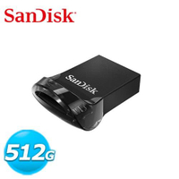 【跨店20%回饋 再折$50】 SanDisk Ultra Fit USB 3.1 CZ430 512GB 隨身碟