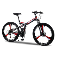 Road Bikes Racing Bicycle Foldable Bicycle Mountain Bike 26/24 Inch Steel 21/24/27 Speed Bicycles Dual Disc Brakes