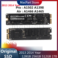 Original 128GB 256G 512G 1TB SSD For 2013 2014 Macbook Pro Retina A1502 A1398 Air A1465 A1466 Solid State Disk