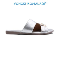 YONGKI KOMALADI LUMINA SANDAL FLAT WANITA OL-EFTR471-BF 37 Silver