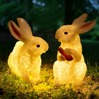 LED戶外卡通燈動物燈仿真園林亮化燈具發光兔子燈裝飾景觀庭院燈