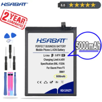 New Arrival [ HSABAT ] 5000mAh BM4Y Replacement Battery for Xiaomi Poco F3 Redmi K40 Pro K40 Pro