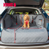 KONG Ultimate Cargo Liner & Tether – แผ่นรองพื้นที่กระบะท้ายรถพร้อมสายยึดสุนัข