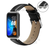 Leather Band For Huawei Band 8 Soft Women Men Watch Bracelet Strap Belt For Huawei Band 8 Loop